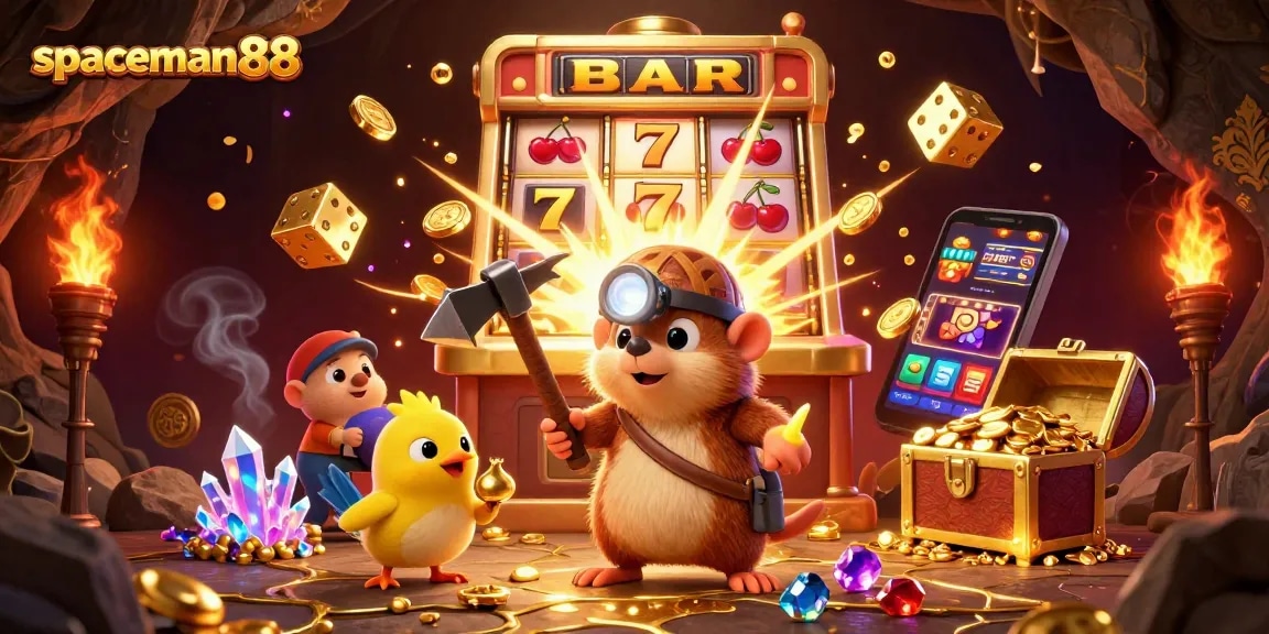 Experience thrilling gameplay at spaceman88 with vibrant treasures and dynamic casino elements.