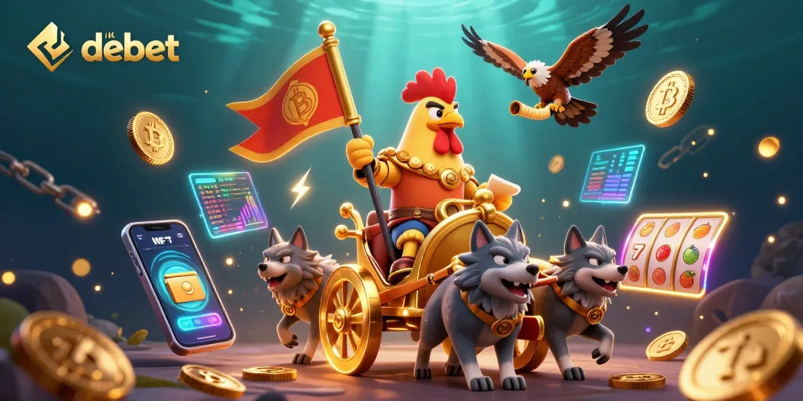 Engage with the colorful link debet universe as the rooster warlord leads a thrilling casino adventure through vibrant slot games.
