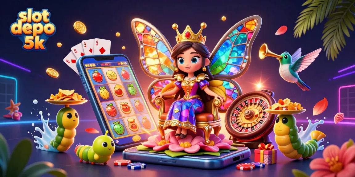 Experience thrilling wins playing slot depo 5k with colorful gaming elements and captivating characters.