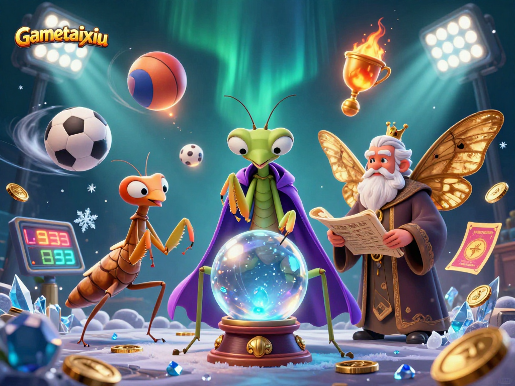 Experience gametaixiu excitement with vibrant characters and sports elements in an action-packed scene.