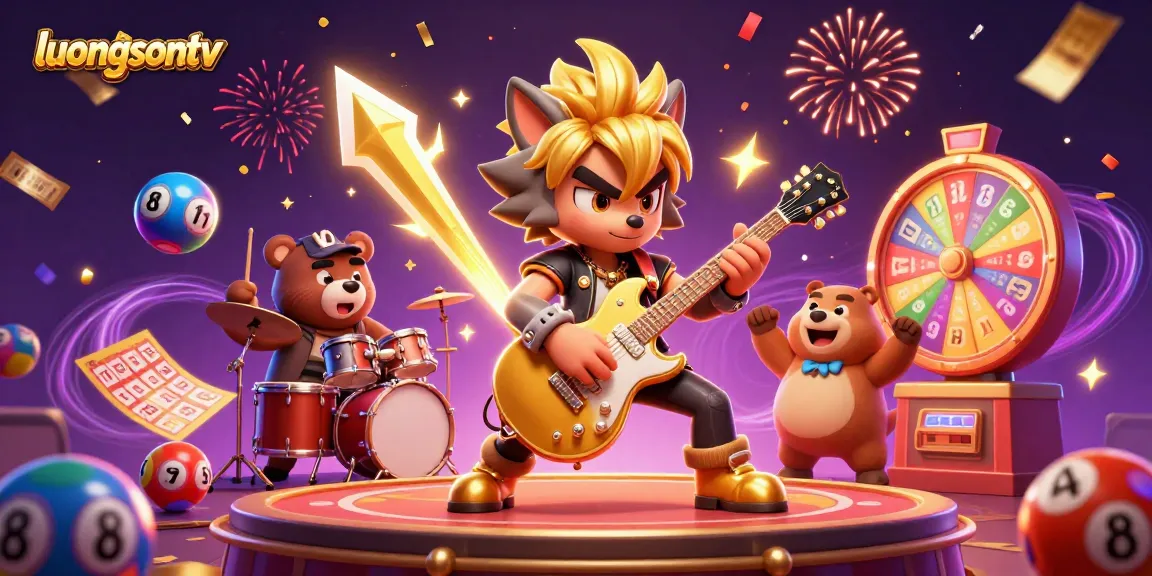 luongsontv's dynamic live betting experience illustrated with engaging characters and rich visual details.