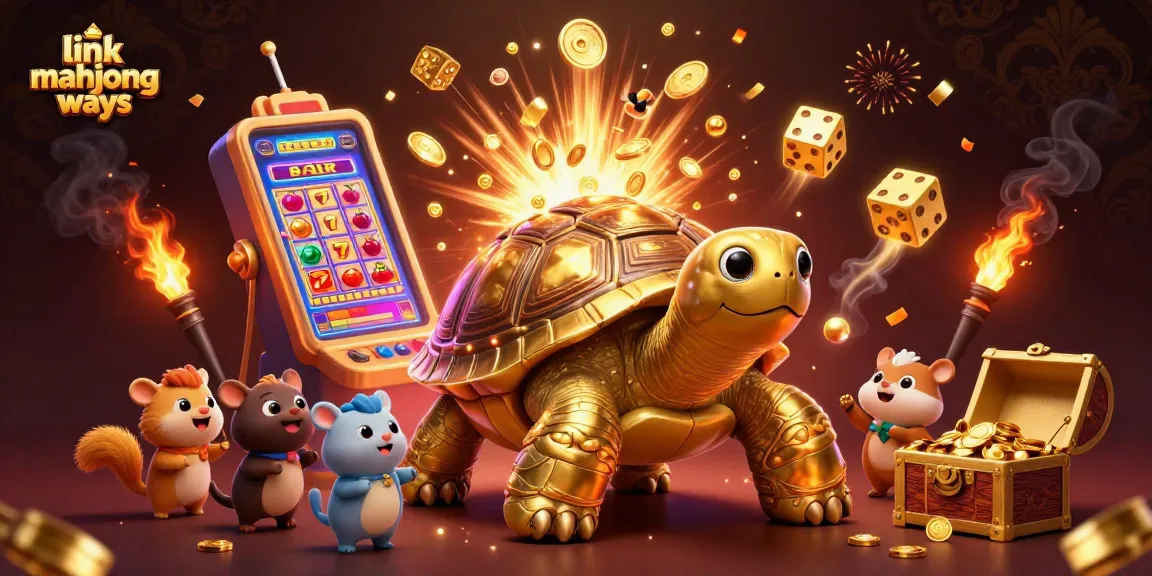 Experience thrilling wins with link mahjong ways as animated characters play amid vibrant slot themes and gold.
