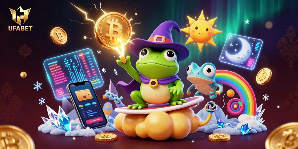Experience the excitement of UFABET with golden coins and dynamic gaming elements.