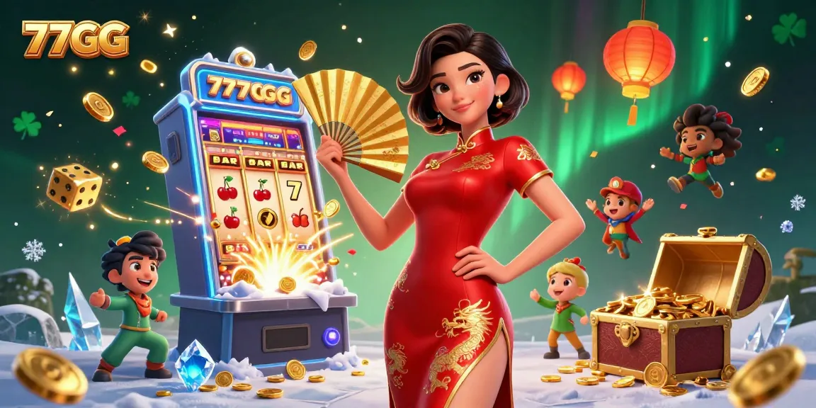 Engage with the vibrant casino experience at 77GG with stunning visuals of jackpots and games.