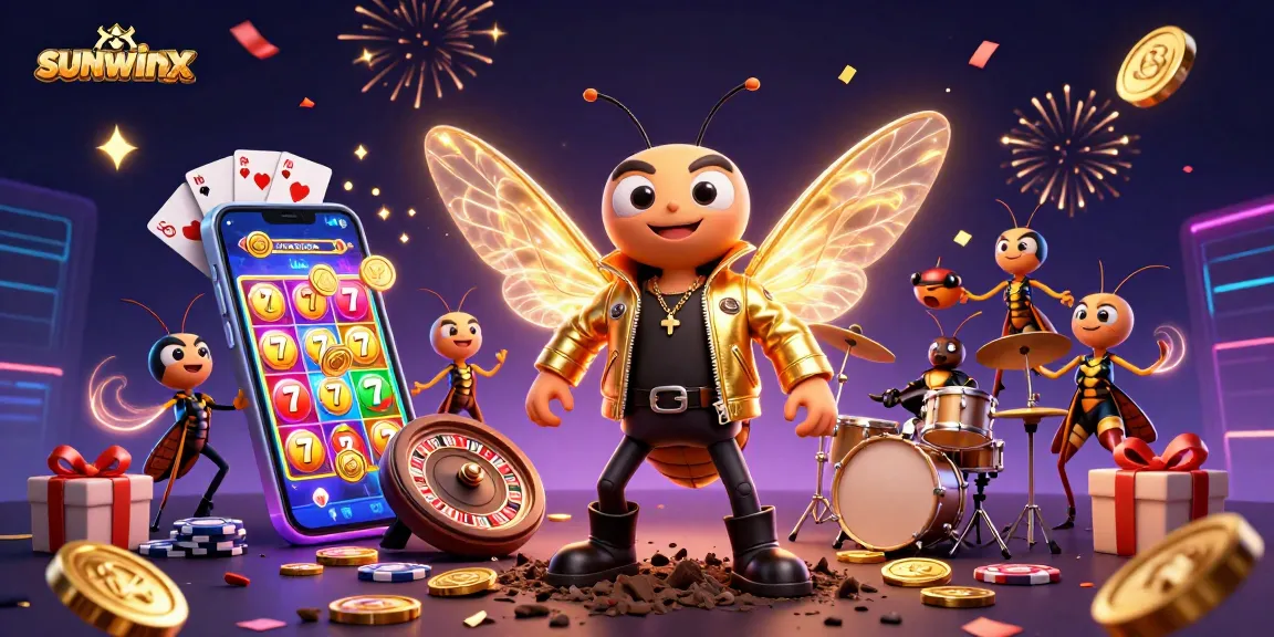 Engage in thrilling gameplay at sunwinx with vibrant characters and dynamic slot action.
