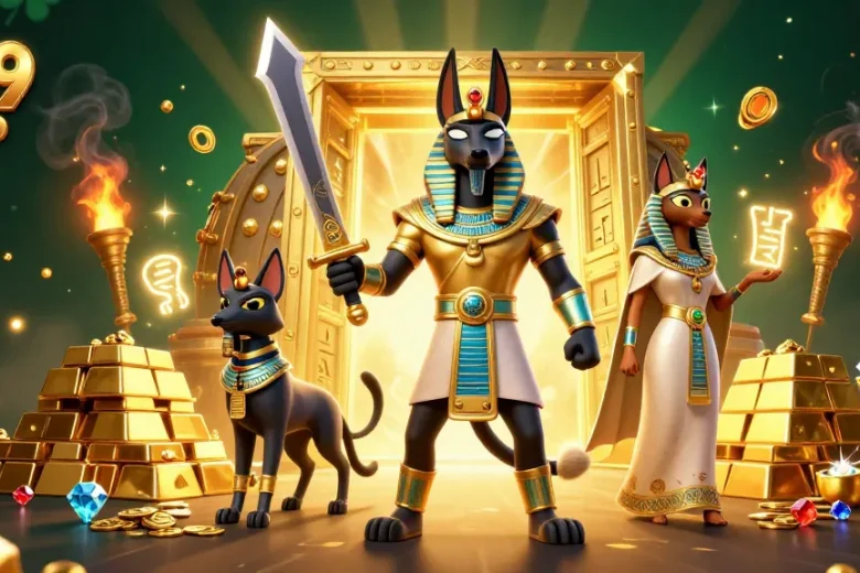 Experience the thrill of winning with 789 club's vibrant 3D casino illustration bursting with treasures.
