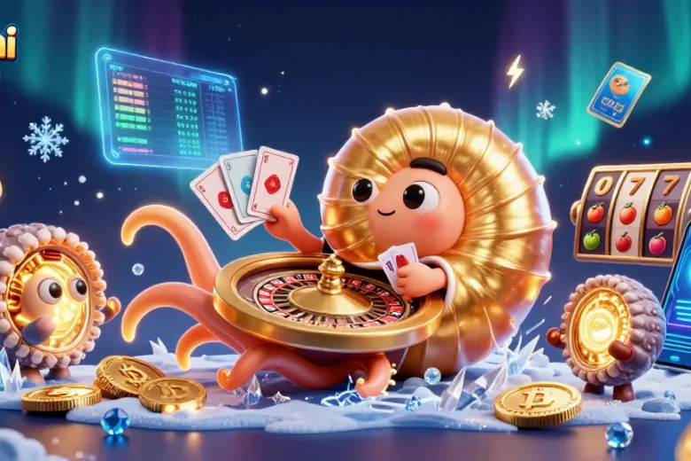 Dhani win shines brightly in a vibrant 3D casino illustration showcasing exciting gaming elements.
